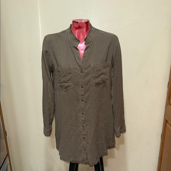 Cloth & Stone Brown Tunic Top - Picture 1 of 5